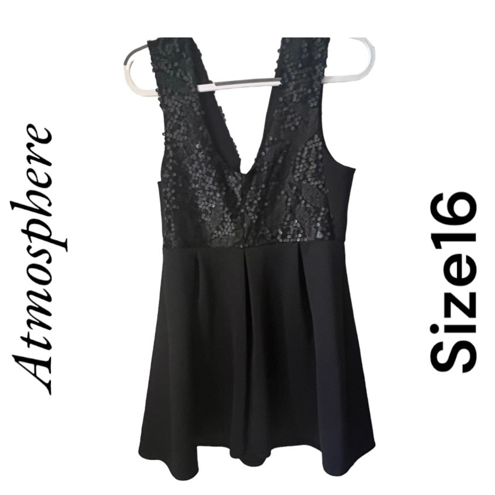 Atmosphere mini dress - black - sequins